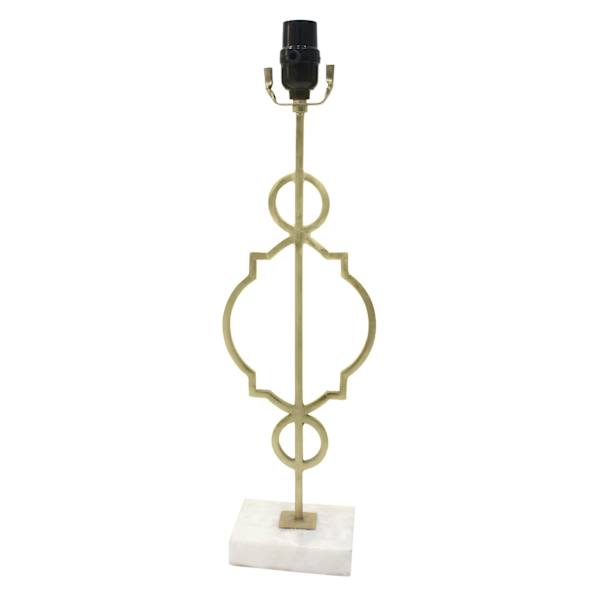 Providence Gold Stacked Decorative Medium Table Lamp Base, 15"