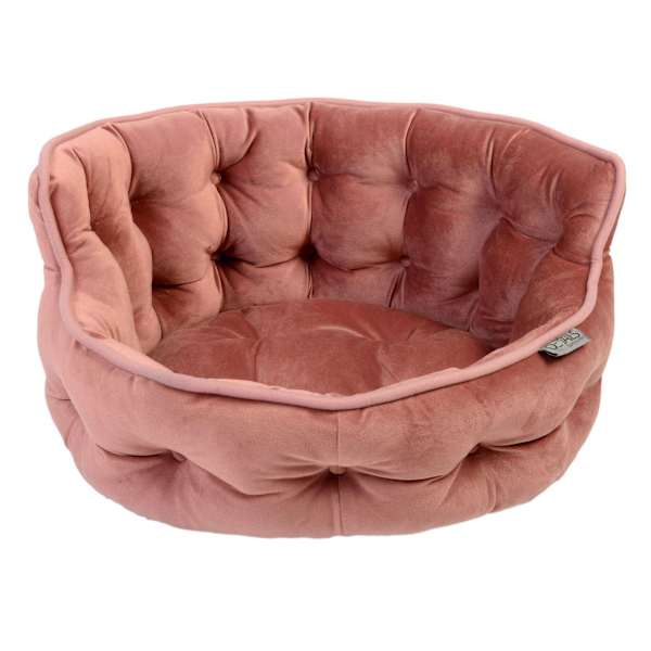 Mini Pink Velvet Pet Cuddler, 18"