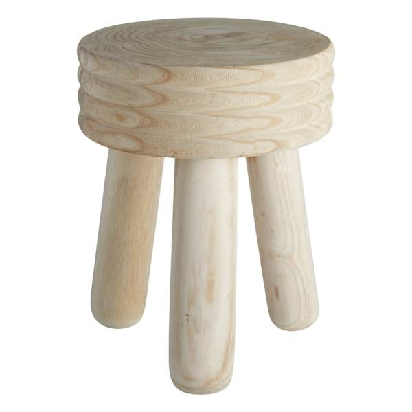 Ty Pennington Natural Wood Round Plant Stand, Medium