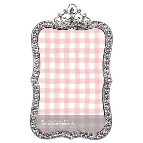 Tiny Dreamers Metal Crown Tabletop Picture Frame, 4x6