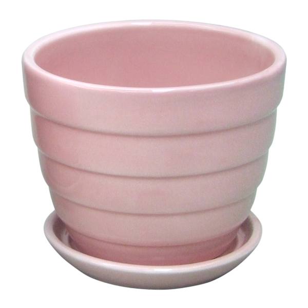 Indoor Pink Beehive Ceramic Pot, Extra Small