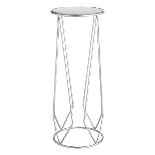 Ty Pennington Silver Metal Plant Stand, Small