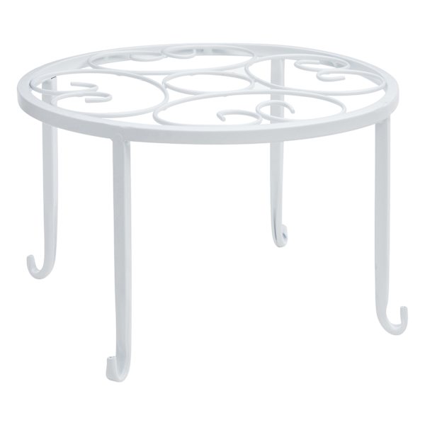 White Plant Riser, Large