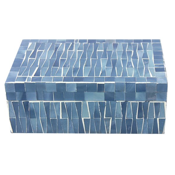 Blue Mosaic Box, 8x5