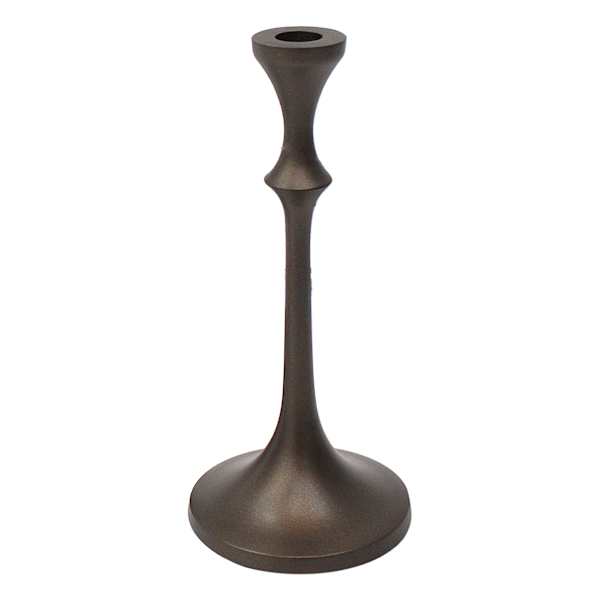 Antique Gold Candle Holder, 9.5"