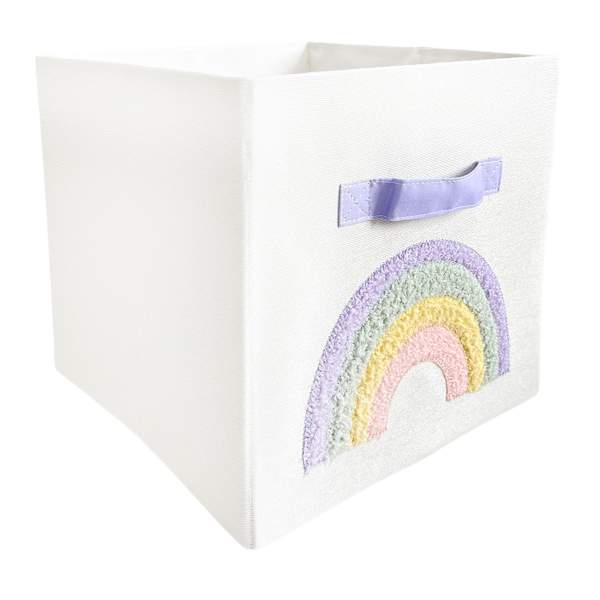 Kids Rainbow Modular Storage Cube, 10.5"