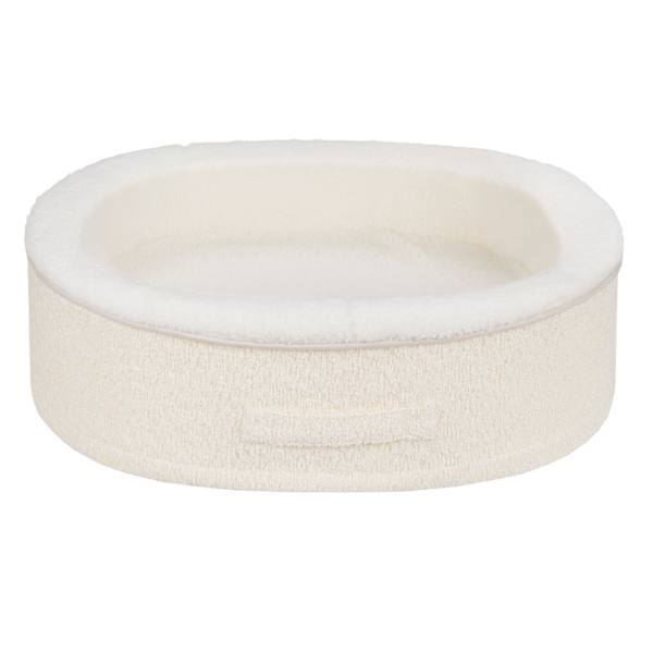 White Oval Pet Cuddler, Small