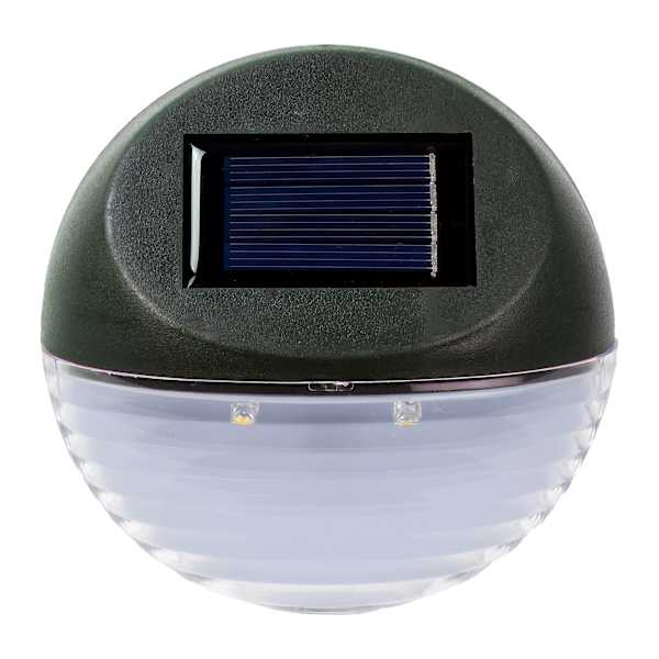 4-Pack Solar Black Deck Lights