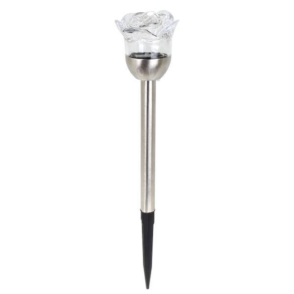 Solar Color Changing Rose Pathway Light