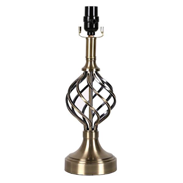 Gold Metal Spiral Small Lamp Base, 16"