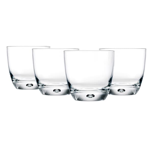 Set of 4 Tribeca Bubble Double Old Fashioned Glasses, 10oz