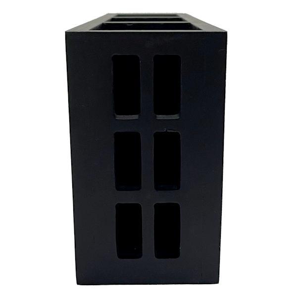 Holden Black Grid Desktop Organizer