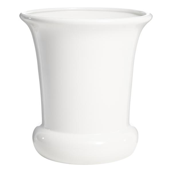 Providence Indoor June White Ceramic Planter, 11.2"