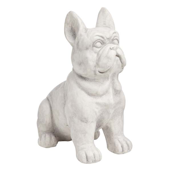 French Bulldog Outdoor Garden Statue, 13.5"