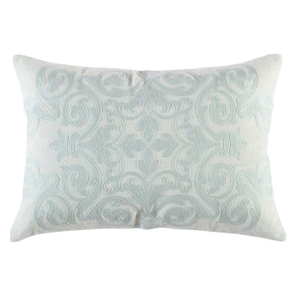 Providence Green Timeless Embroidered Throw Pillow, 14x20