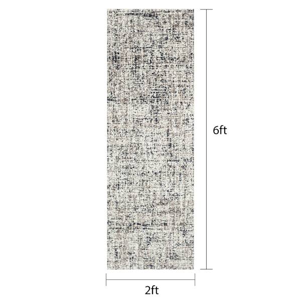 (A455) Crosby St. Clearwater Lenora Ivory Runner, 2x6