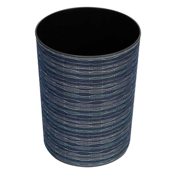Deco Wrap Wastebasket, Navy Blue