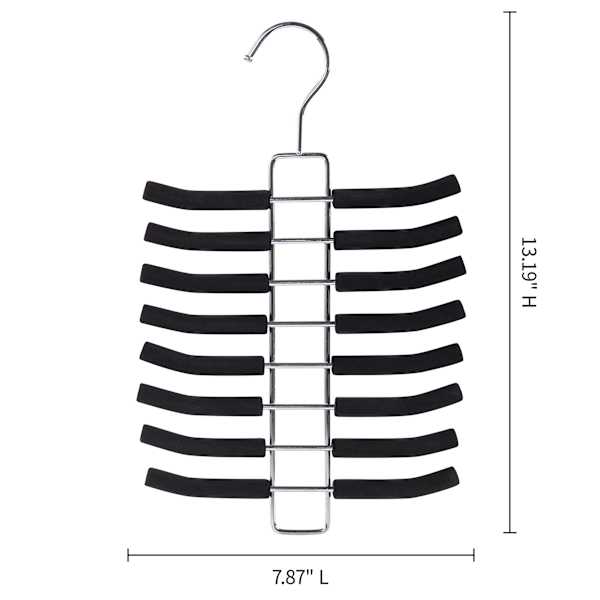 Foam Tie Hanger, Black