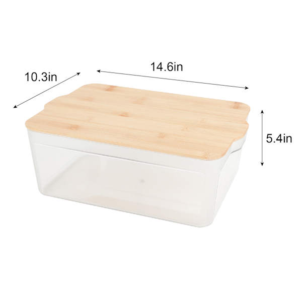 Pantry Bin with Bamboo Lid, Medium