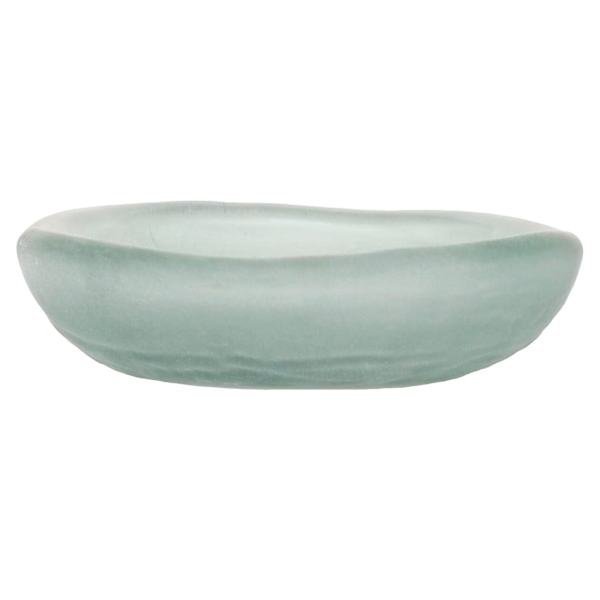 Ty Pennington Grey Frosted Glass Decorative Bowl, 5.5"