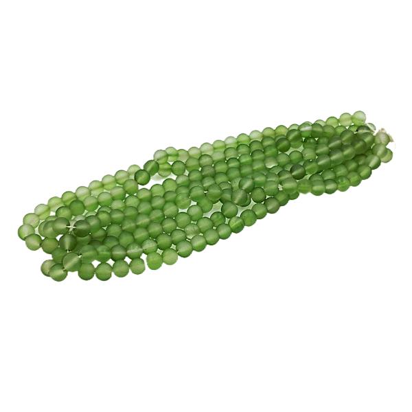 Found & Fable Green Glass Bead Garland, 8"