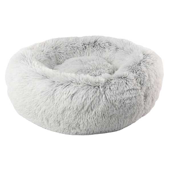 Round Grey Eyelash Pet Cuddler, 36"