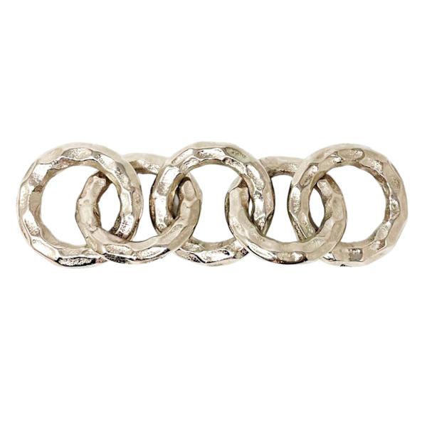 Found & Fable Aluminum 5-Link Chain Decor, 13x4