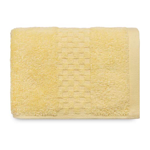 Tiny Dreamers Yellow Cotton Hand Towel, 16x28