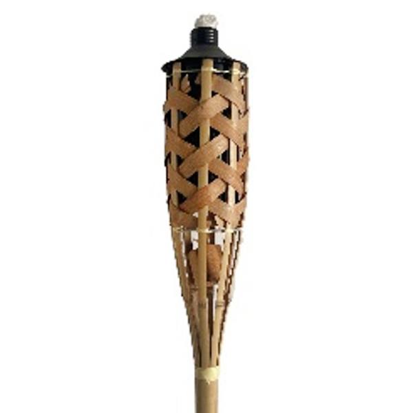 Woven Bamboo Ground Torch