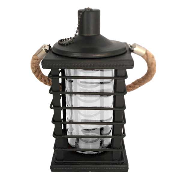 Clear Caged Tabletop Torch, 8.7"