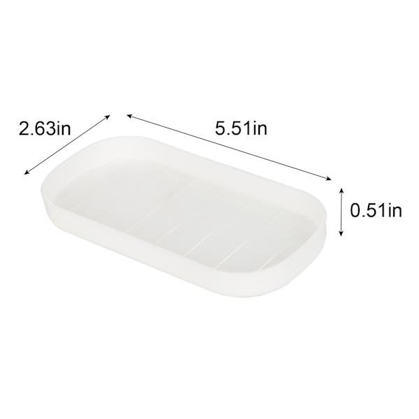 3-Piece White Countertop Accessories Set