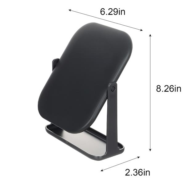 Black Single Side Counter Vanity Mirror
