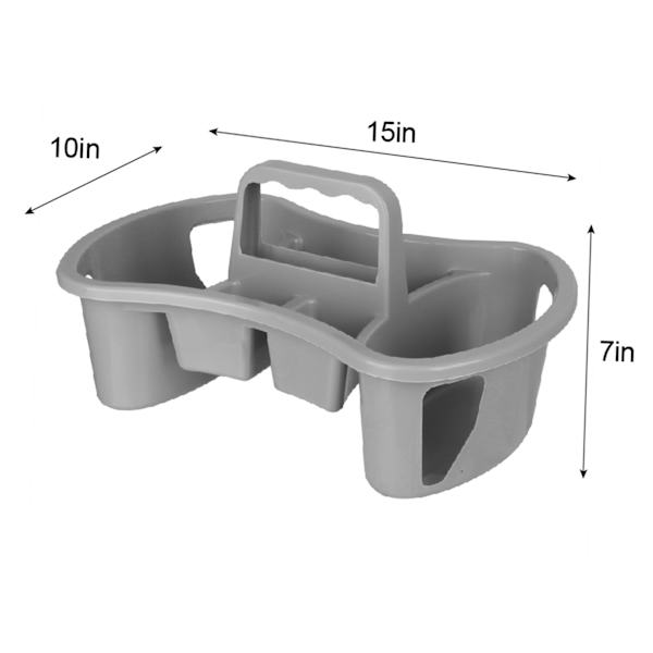 Grey Shower Caddy, Large