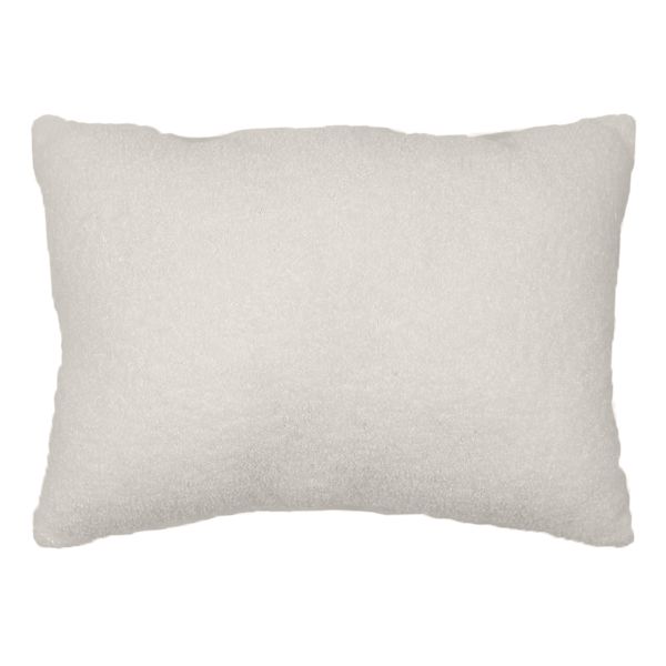 Honeybloom Taupe Teddy Boucle Throw Pillow, 14x20