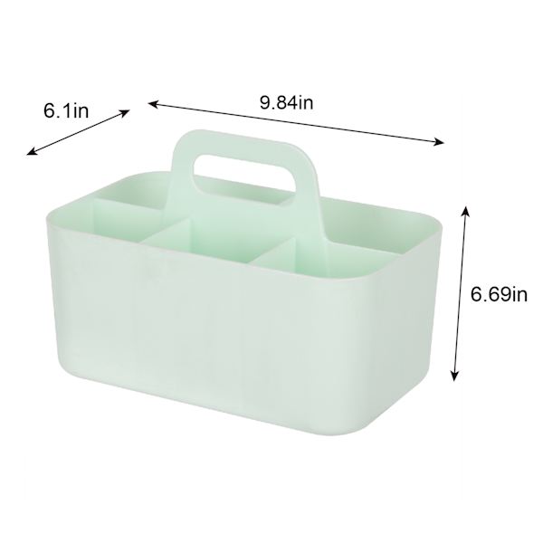 5-Compartment Office Caddy Organizer, Mint
