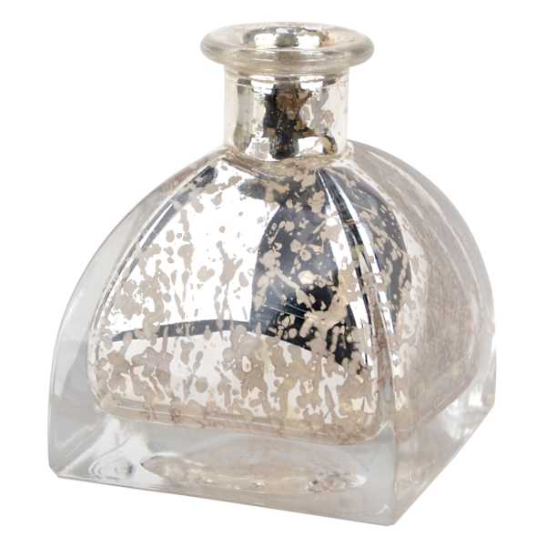 Silver Mercury Glass Bud Vase, 4"