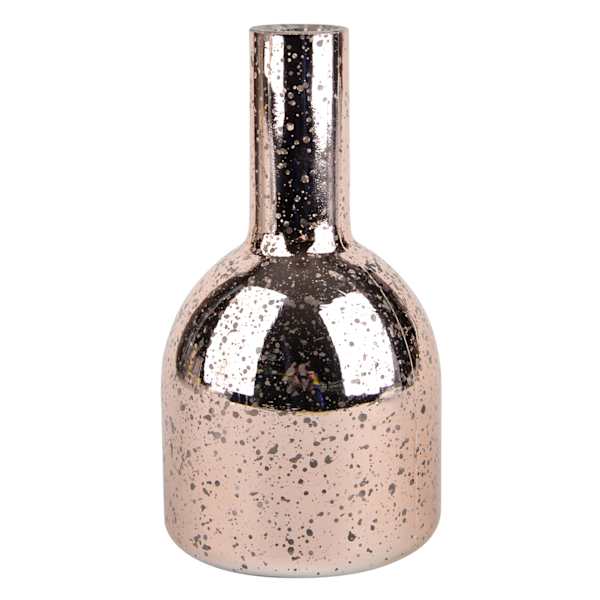 Gold Mercury Glass Bud Vase, 6.5"
