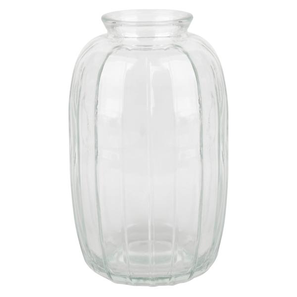Clear Glass Bud Vase, 5"