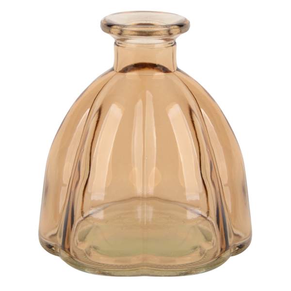 Yellow Glass Bud Vase, 4"