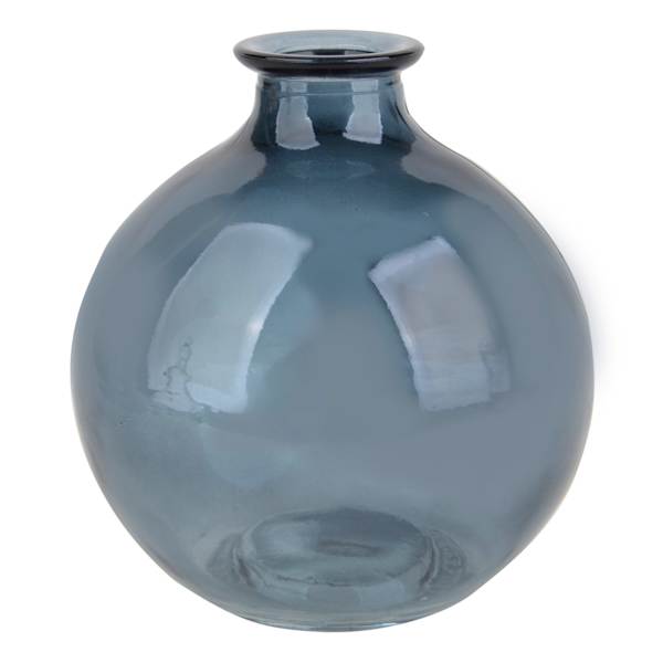 Blue Glass Bud Vase, 5"