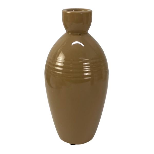 Crosby St. Brown Ceramic Vase, 9.5"
