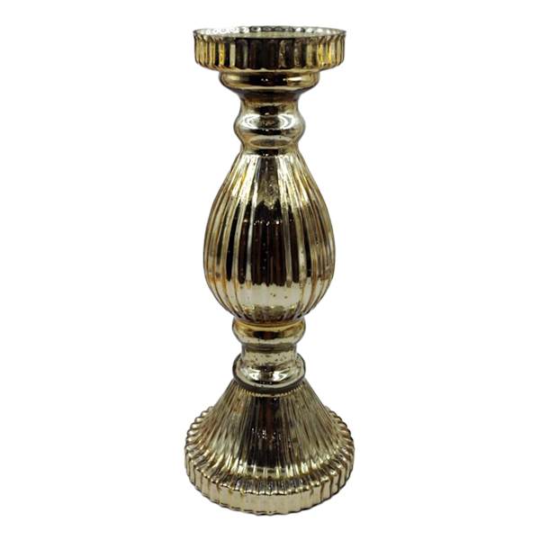 Providence Mercury Glass Candle Holder, 15"