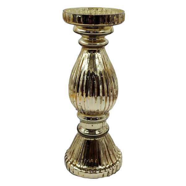 Providence Mercury Glass Candle Holder, 12"