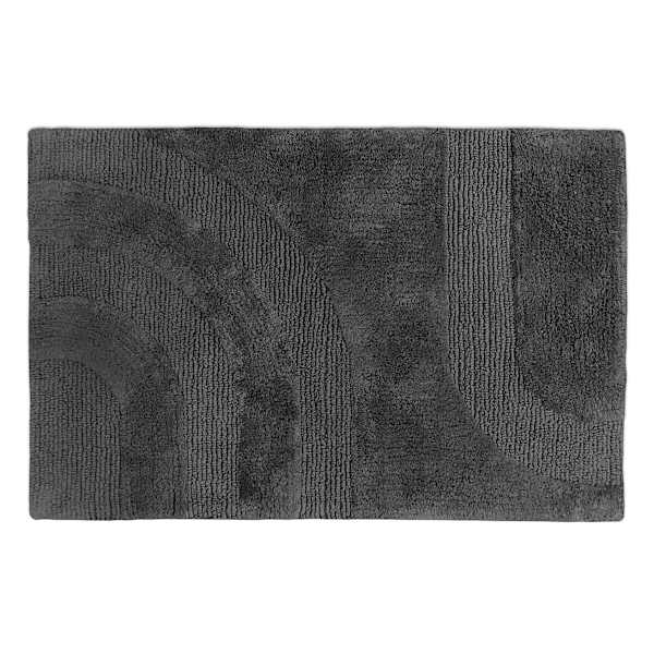 Summit Charcoal Tufted Bath Rug, 20x30