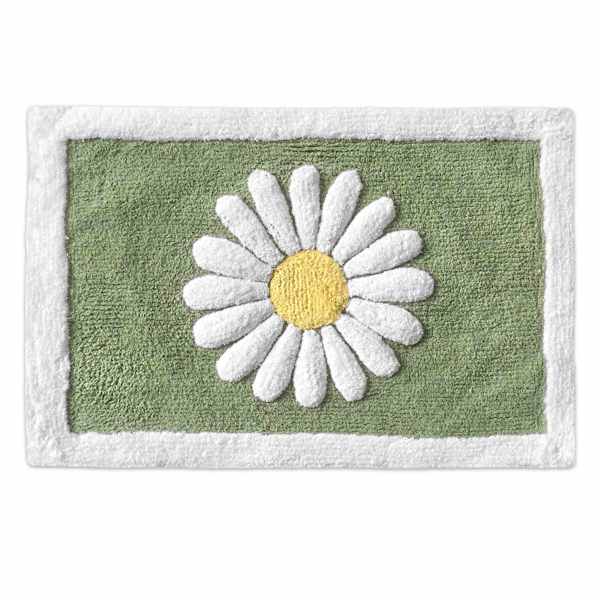 Sage Dandelion Tufted Bath Rug, 20x30