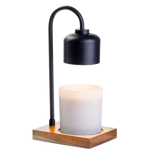 Black Arched Candle Warmer Lamp