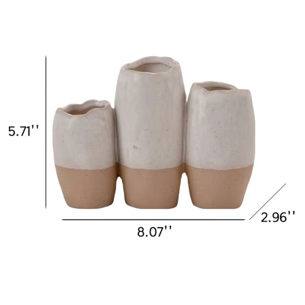 Ceramic Multi-Vase, 8x6