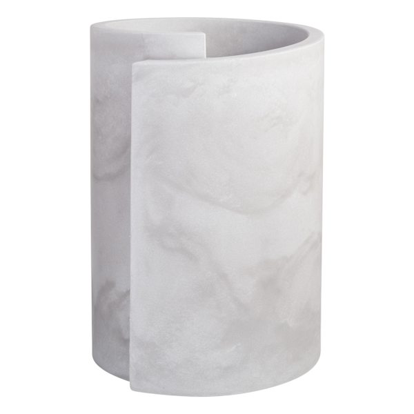 Japi Papyrus Burnt Cement Outdoor Planter, Medium