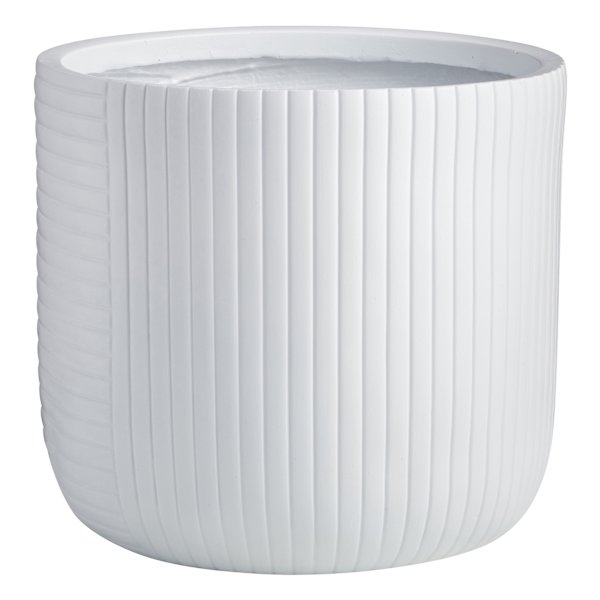 Crosby St. Addison White Outdoor Planter, Extra Large