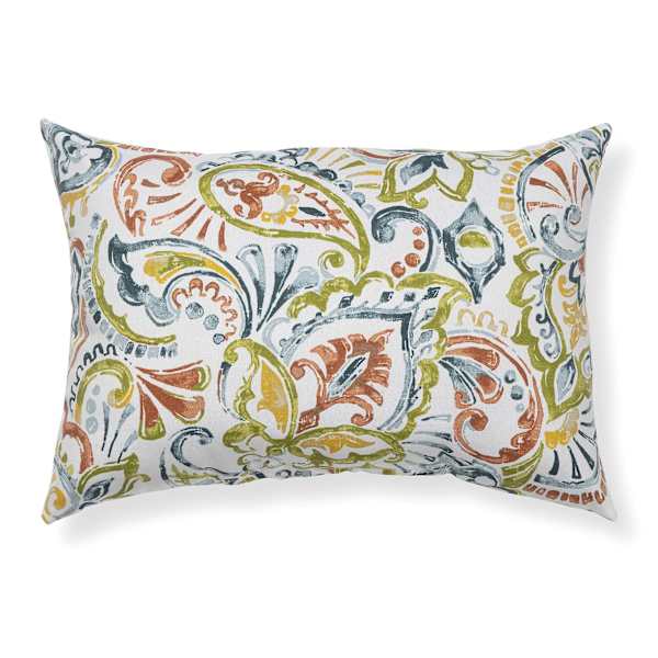 Malitta Billard Lumbar Outdoor Throw Pillow, 14x20